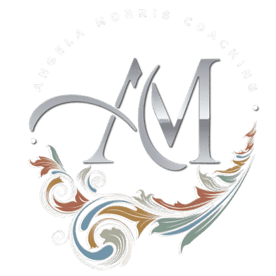 Logo with stylized letters 